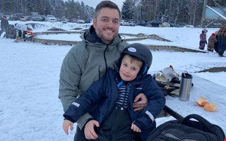 Vitt vinterlandskap gav dr�mstart f�r skidanl�ggningen