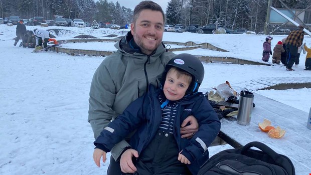 Vitt vinterlandskap gav dr�mstart f�r skidanl�ggningen