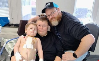 Nytt hj�rta r�ddade livet p� fyra�rige Arvid