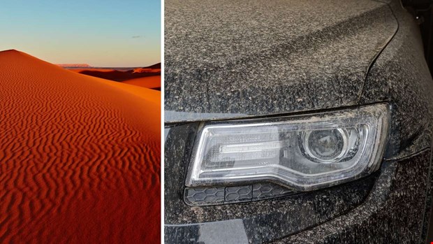 Blodregn p� v�g mot Sk�ne