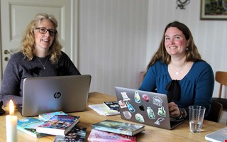 Skrivlusten f�renar Malin och Ida 