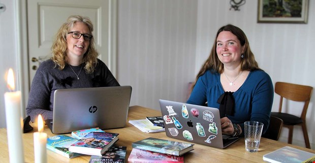 Skrivlusten f�renar Malin och Ida 