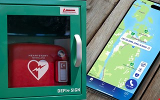 Nytt i 112-appen � visar n�rmaste hj�rtstartare