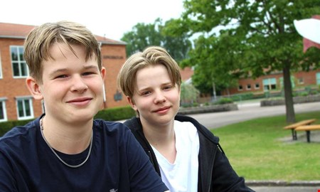 Hugo och Jack �r Sveriges fr�msta mattesnillen 
