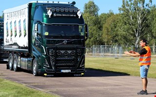 Trafiken styrs om inf�r Sk�ne Truck Show