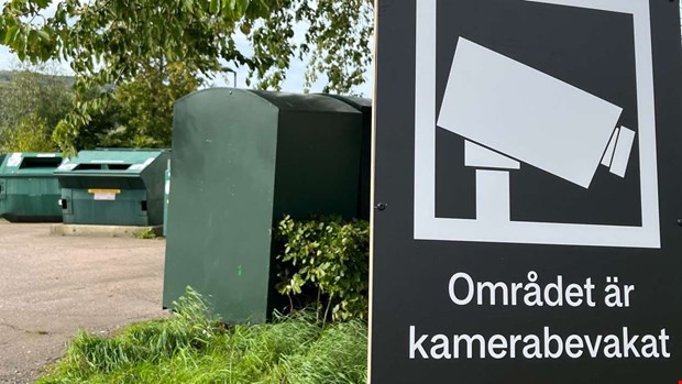 Kameraövervakning på återvinningsstationer Kameraövervakning på återvinningsstationer