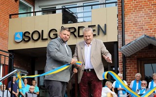 Toppmodernt boende invigt