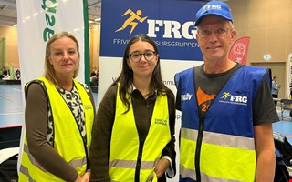 Lokal krisbroschyr och choklad lockade till samtal om hemberedskap
