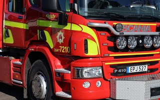 L�genhetsbrand i Bjuv � stor insats