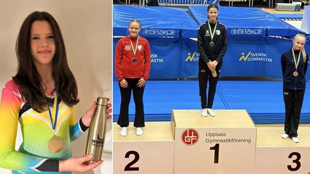 Molly tog guld i Nordiska m�sterskapen i trampolin